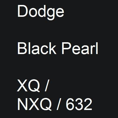 Dodge, Black Pearl, XQ / NXQ / 632.